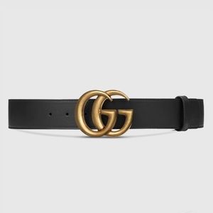 Gucci GG Gold Belt Womens 40 12/14